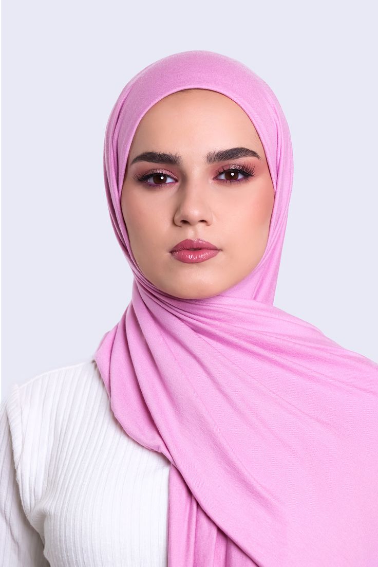 Soft Jersey Orna & Hijab for Women Lux Golapi