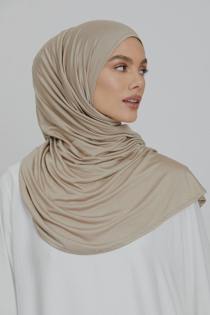 Soft Jersey Orna & Hijab for Women Skin color