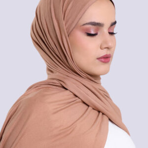 Soft Jersey Orna & Hijab for Women Rose Gold