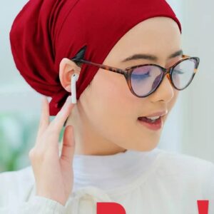 Soft Jersey Inner Cap Red