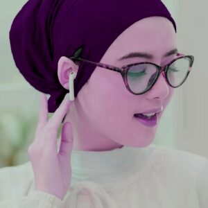 Soft Jersey Inner Cap Purple/Magenta