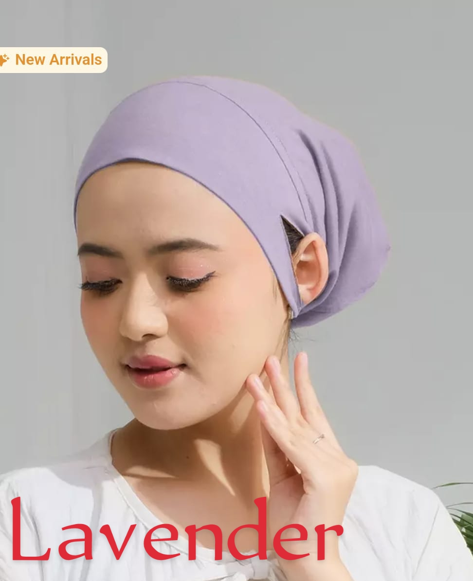 Soft Jersey Inner Cap Lavender