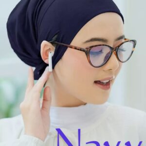 Soft Jersey Inner Cap Navy Blue