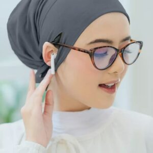 Soft Jersey Inner Cap Dark Ash